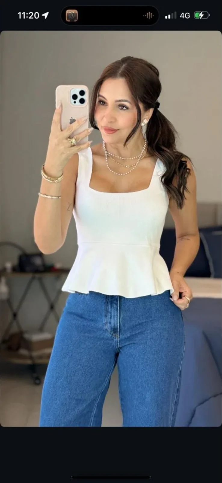 Blusa Regata Peplu 