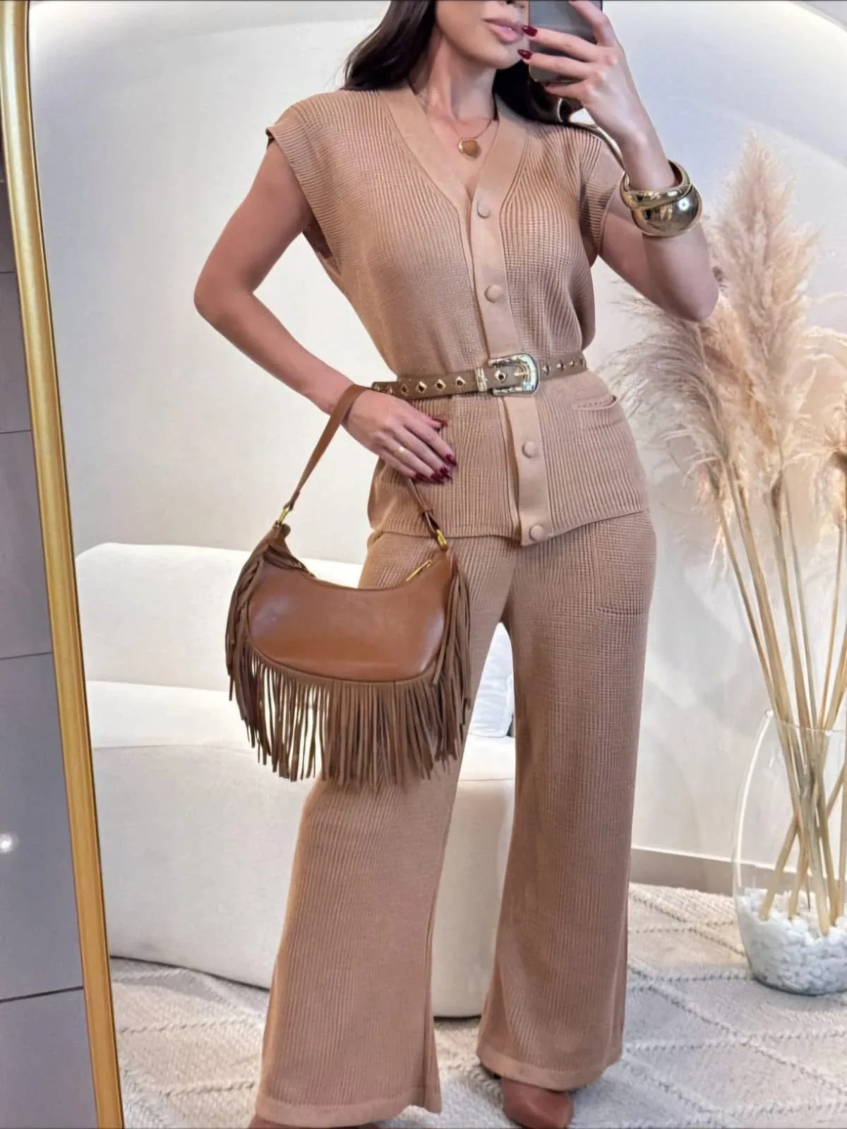 Conjunto tricô  