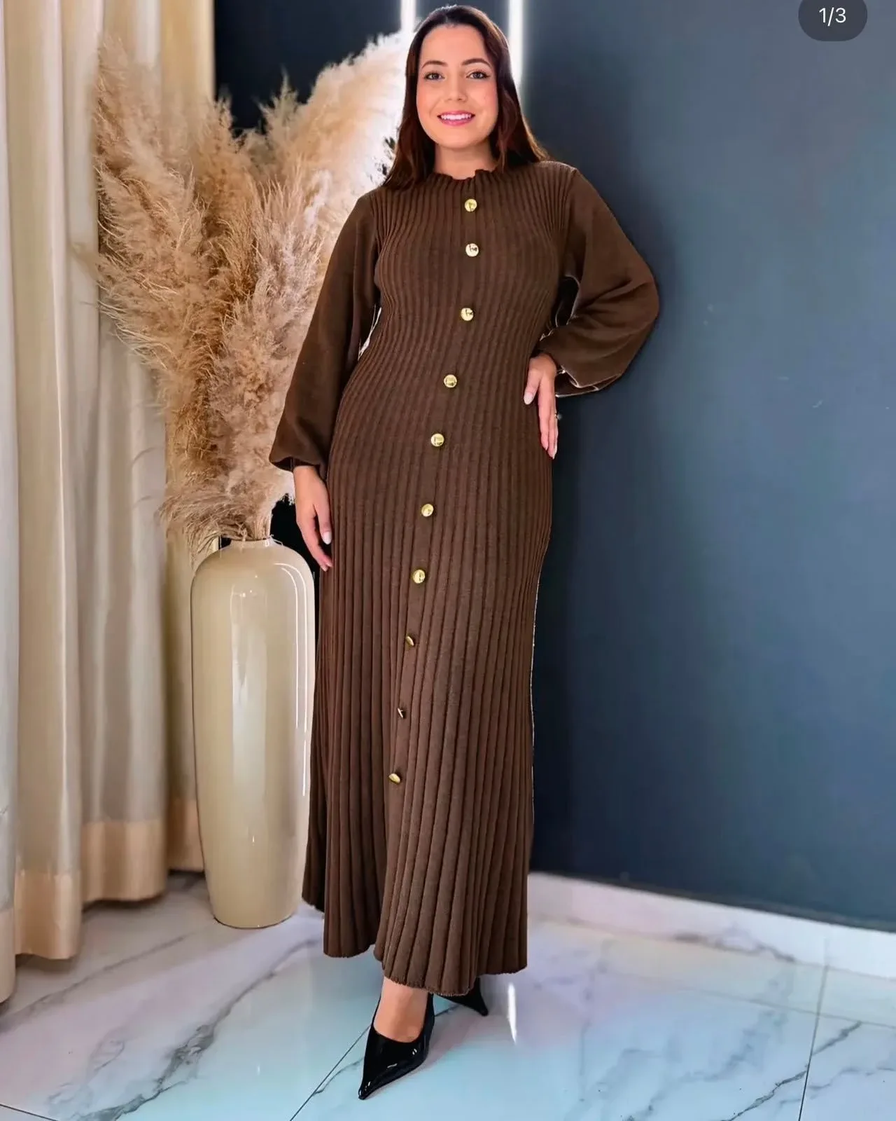 Vestido Longo em Mousse